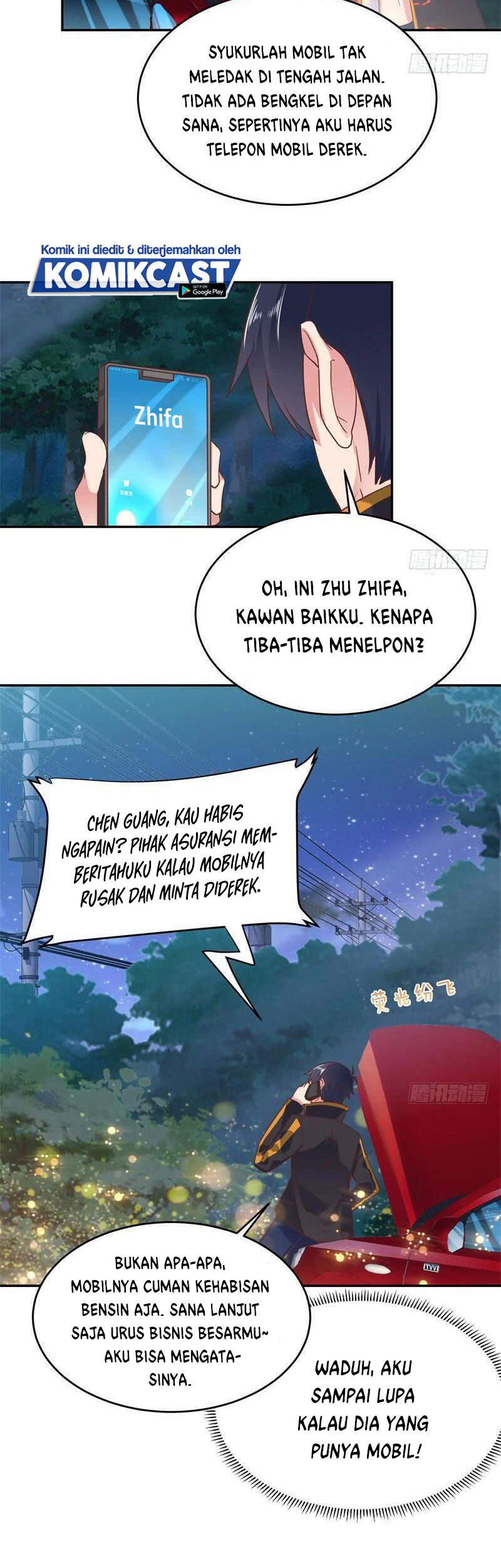 Carrying The Goddess Along Chapter 43 Bahasa Indonesia